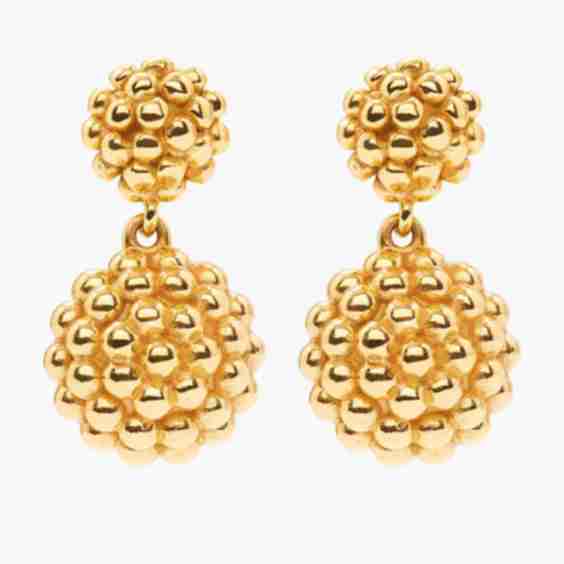 Berry Double Drop Earrings