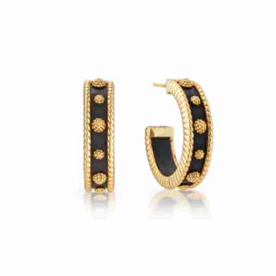 Berry Classic Medium Hoop Earrings