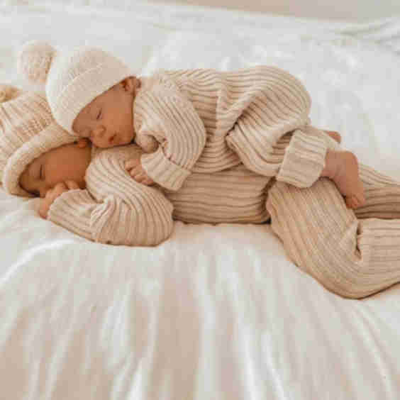 Little Bs Chunky Rib Baby Jumpsuit 