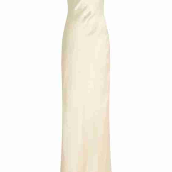 Satin Bustier Maxi Dress