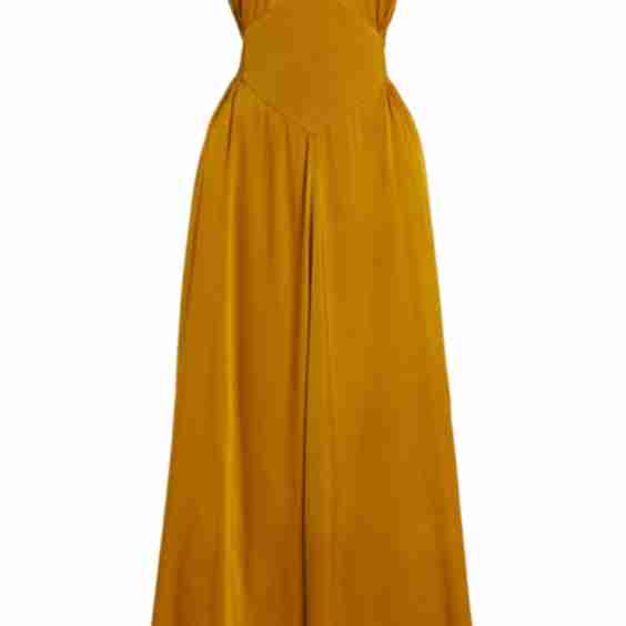 Bee Silk Charmeuse Maxi Dress