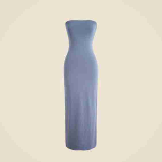 Rouje X J.Crew Cinéma strapless midi dress