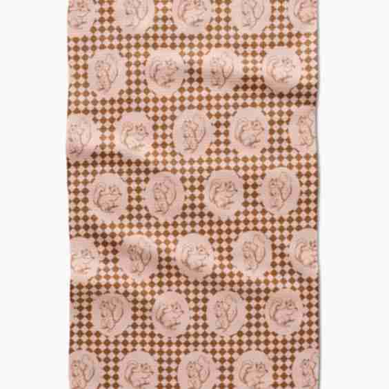 Nuts About You Tea Towel