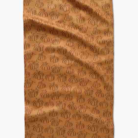Pumpkin Patchwork Tea Towel