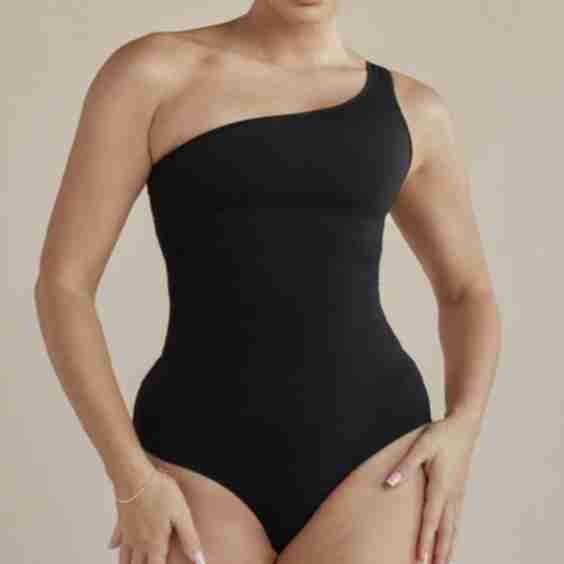 One Shoulder Butter Sculpt Seamless Shapewear Bodysuit