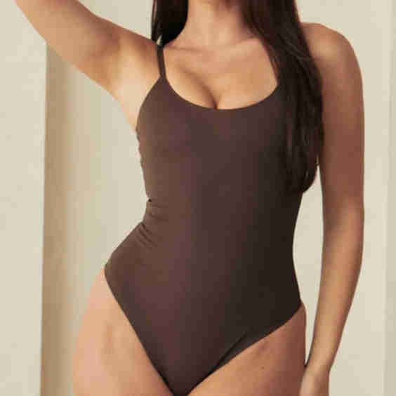 Spaghetti Hourglass Shapewear Thong Bodysuit