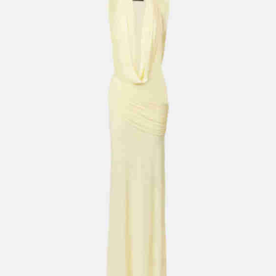 Semi-Sheer gown
