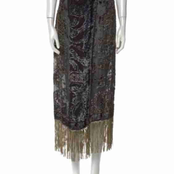 Vintage Midi Length Skirt