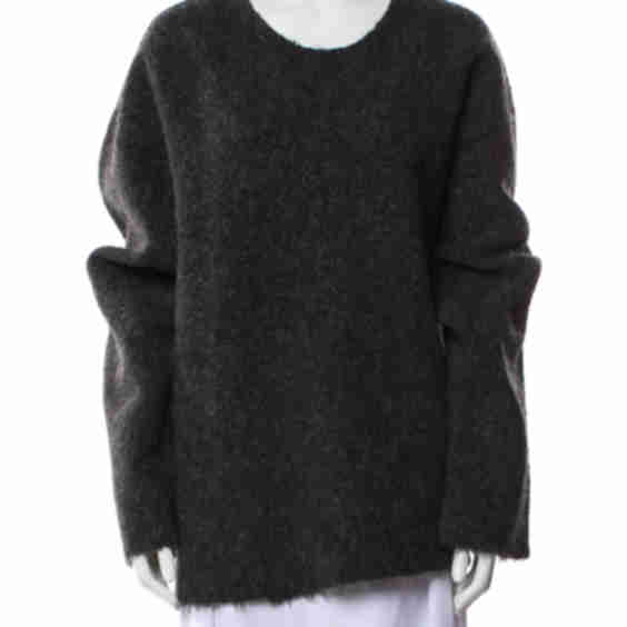 Mohair Scoop Neck Sweater