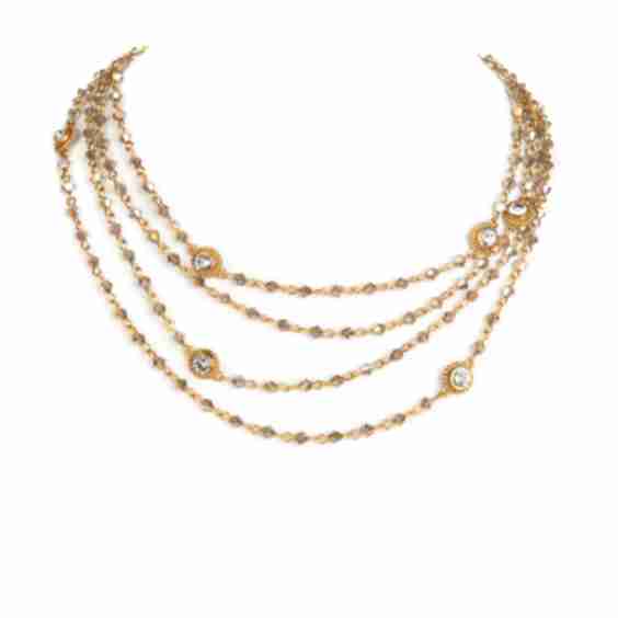 Magdalena 4 Mm Bicone Necklace