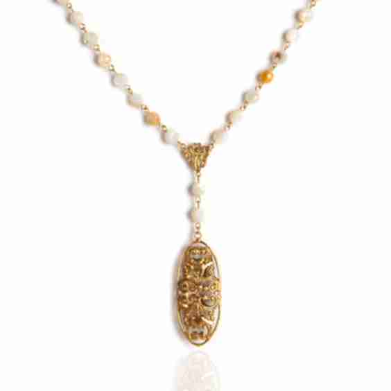 Antigua Rosary Style Necklace