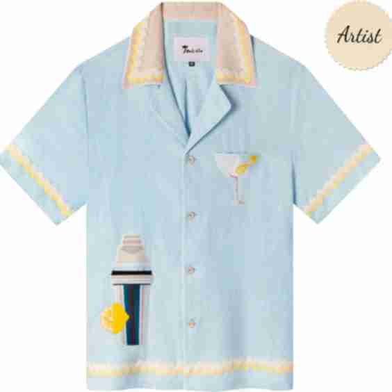 'Alexis Zambrano x Tombolo' Martini Cabana Shirt