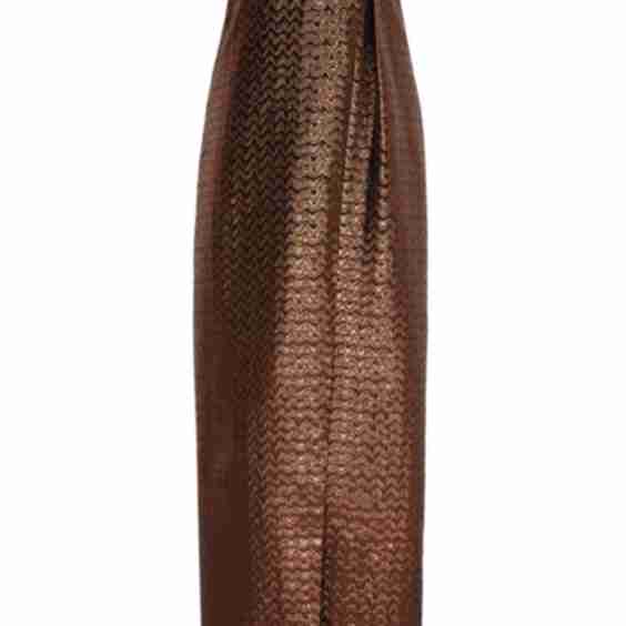 Strapless Jacquard Open Dress