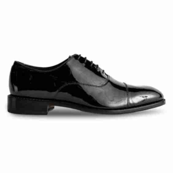 Clinton Tuxedo Patent Leather Oxford Shoes