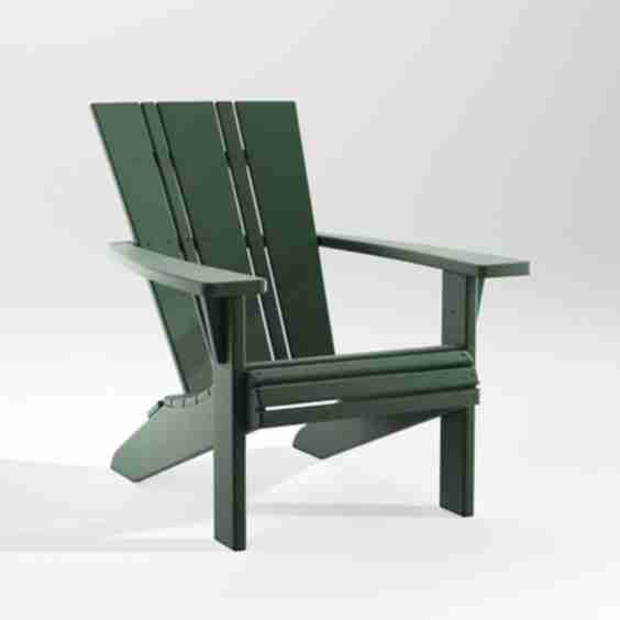 Vista II Green Outdoor Adirondack Chair 