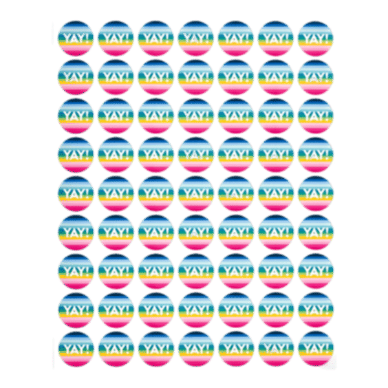 YAY Jumbo Sticker Set