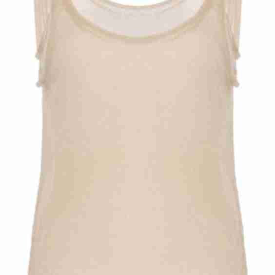 Film Layered Knit Tank Top