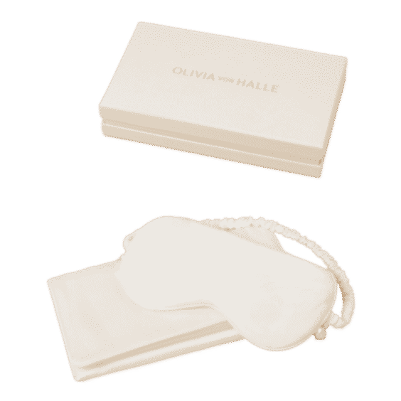 Audrey Ivory Pearl Eye Mask