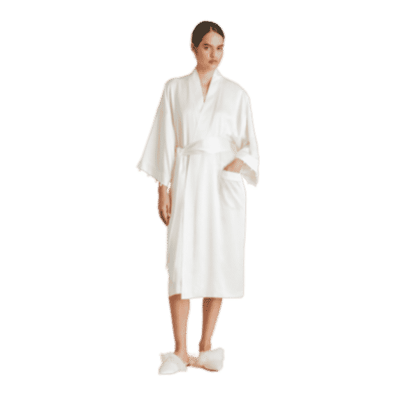 Sabine Ivory Pearl Robe