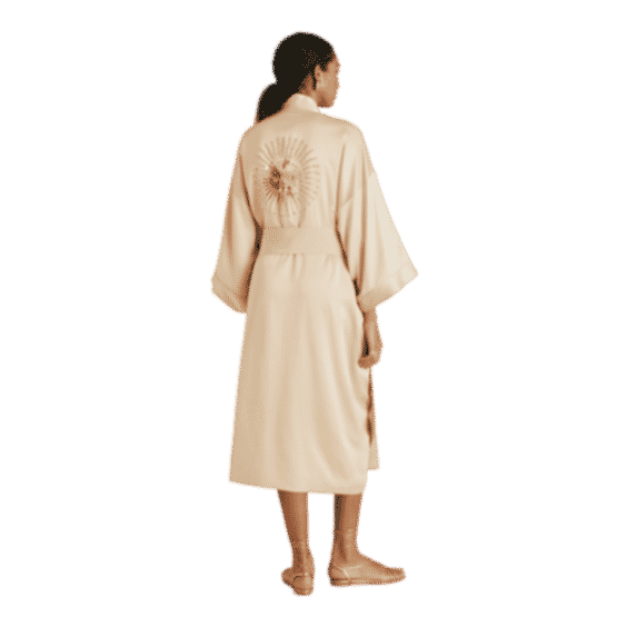 Sabine Celestine Caramel Embellished Robe