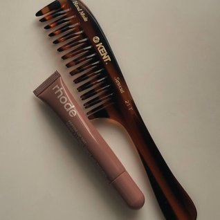 Kent 82T 4" Handmade Folding Pocket Comb for Men, Fine Tooth
