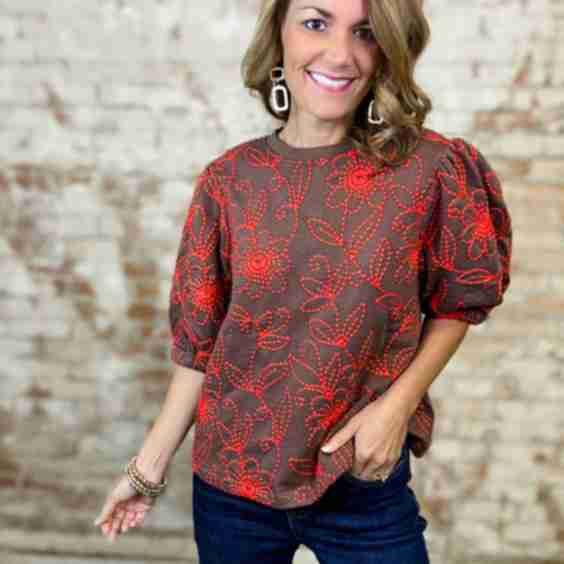 Floral Vine Top