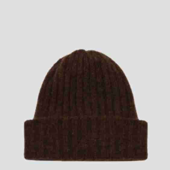 Alpaca Chunky Wool Rib Beanie