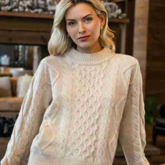 Moritz Cashmere Cable Sweater