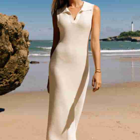 Catalina Silk Knit Dress