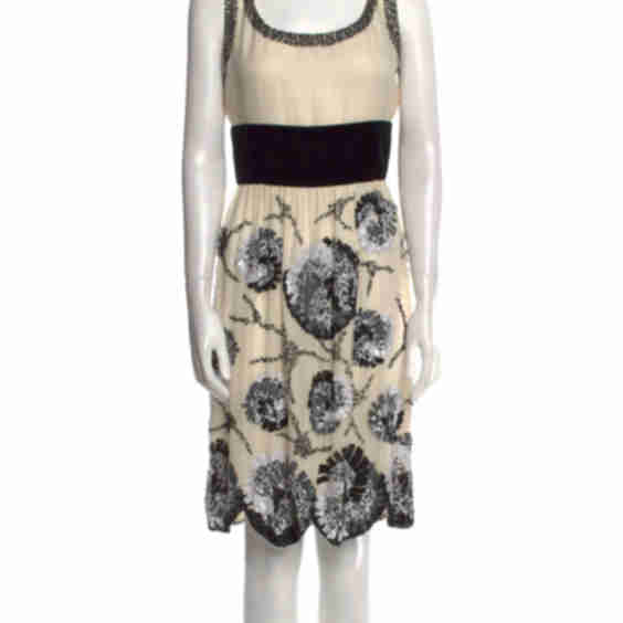 Vintage Knee Length Dress