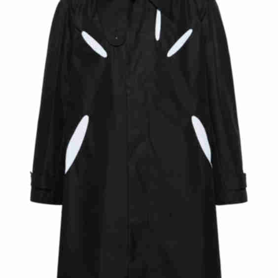 Aperture Cut Out Trench Coat
