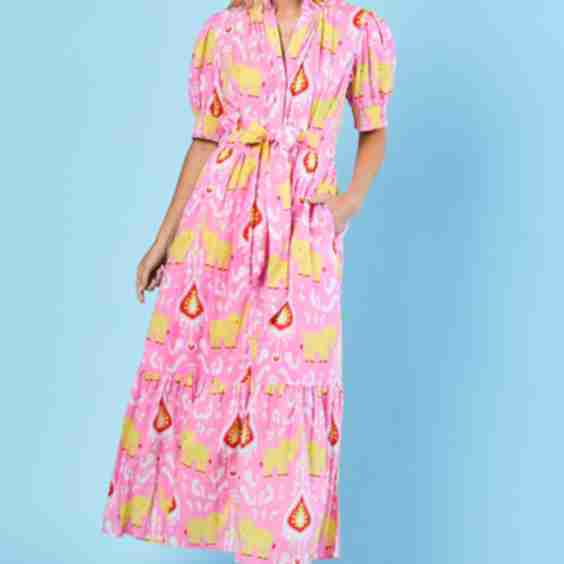 Birdie Dress In Taffy Trunk Show
