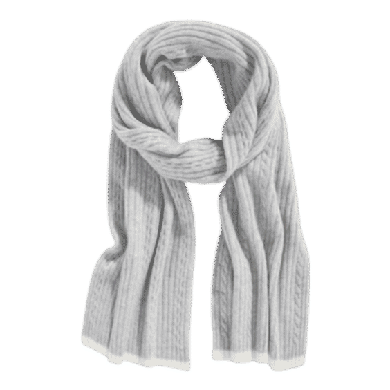 Cashmere Cable Scarf