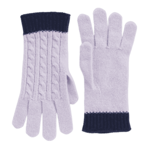 Cashmere Cable-Knit Gloves