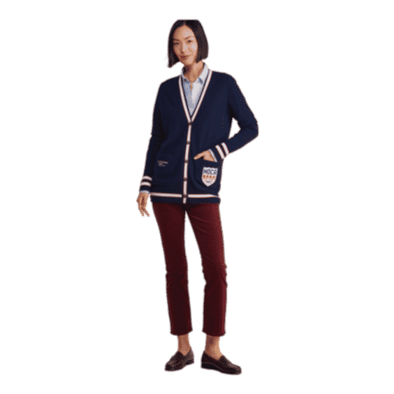 Limited-Edition Head Of The Charles Varsity Cashmere Cardigan