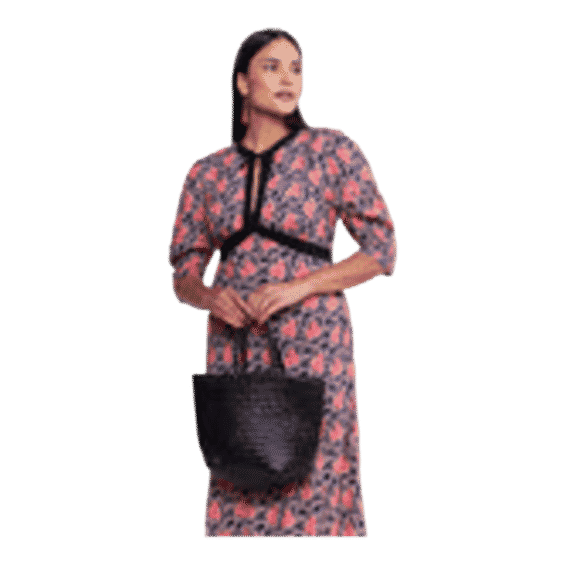 Petra Keyhole Midi Dress