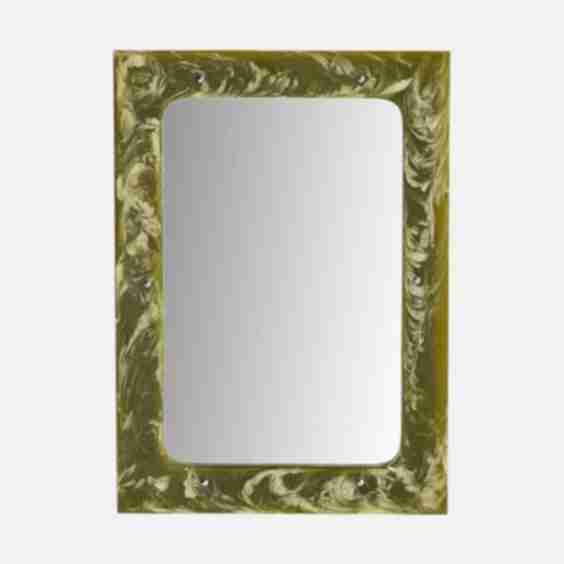 1960s Italian Resin Wall Mirror