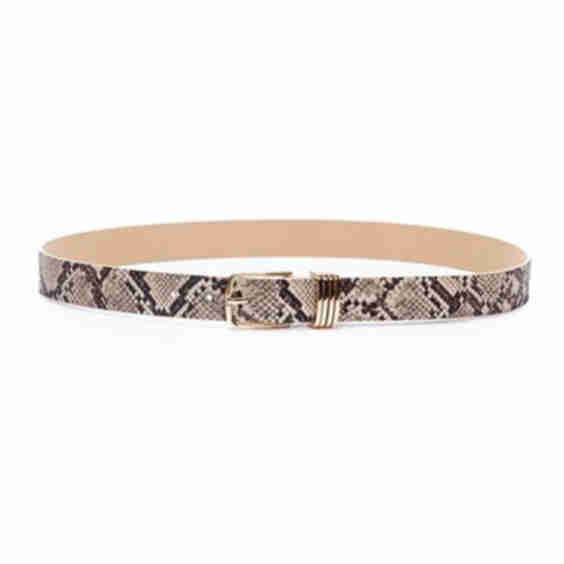 LP by Linea Pelle Snake Print Belt