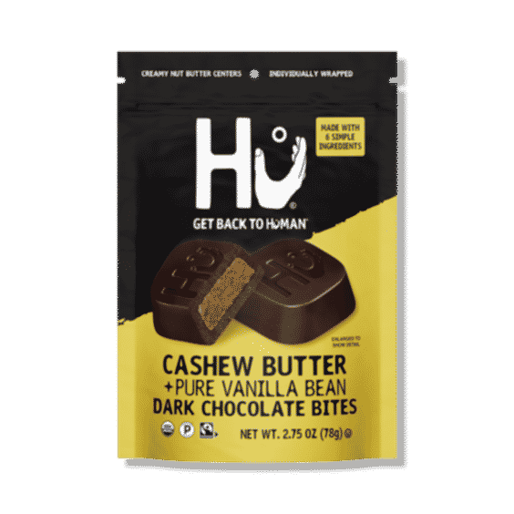 Cashew Butter + Pure Vanilla Bean Dark Chocolate Bites