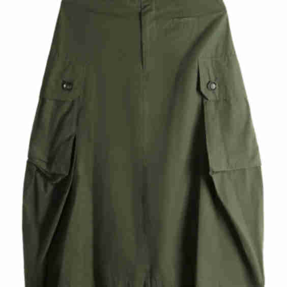Pocket Detailed Midi Skirt