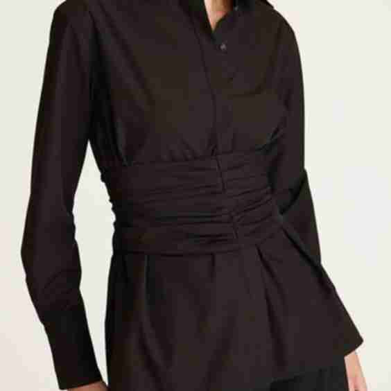 Corseted Button Down