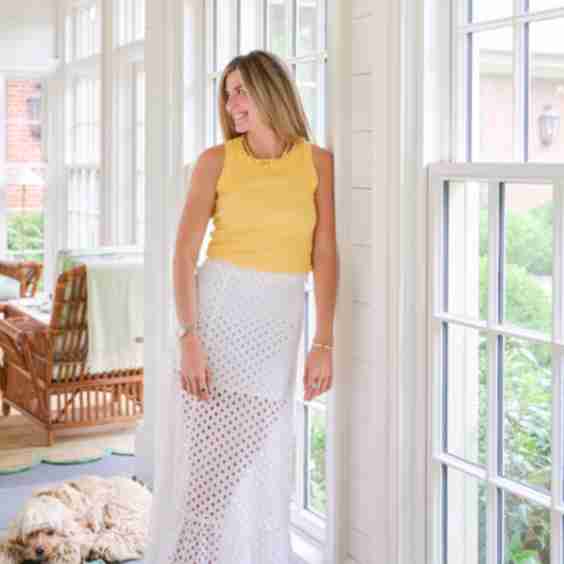Mary Hope Eyelet Skirt 