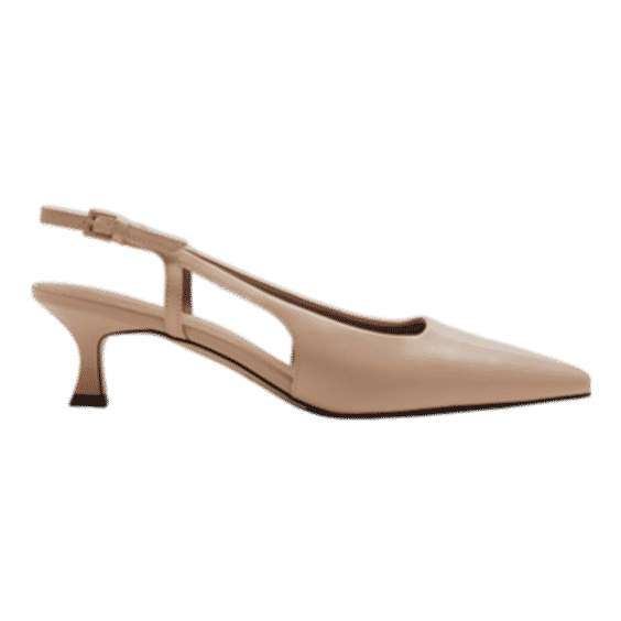 Slingback Leather Pumps