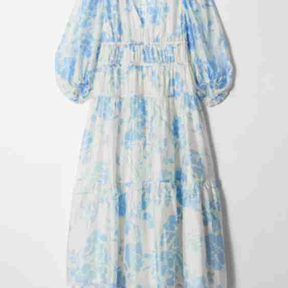 Tiered Midi Dress