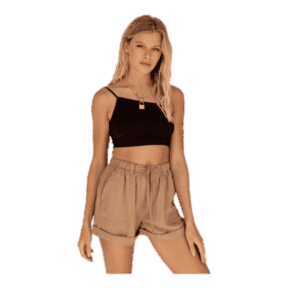 Elsie Black One Shoulder Cami