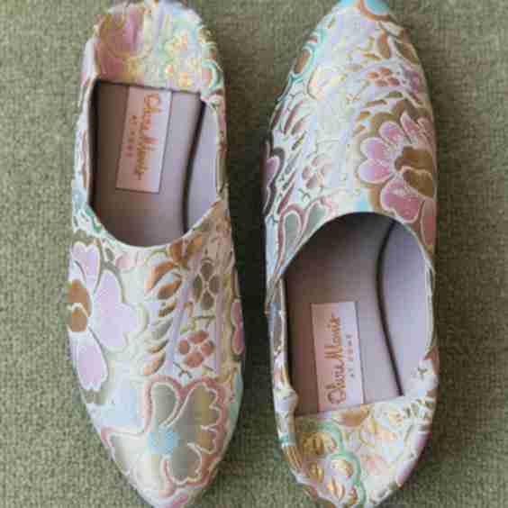 Willow Babouche Metallic Brocade