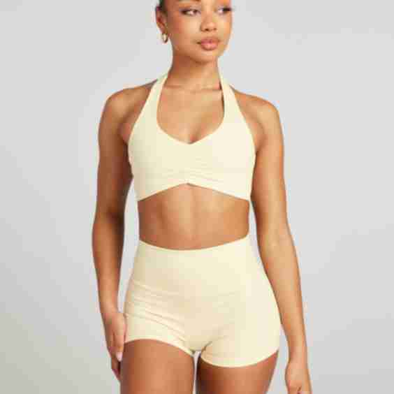Halter Scrunch Bra