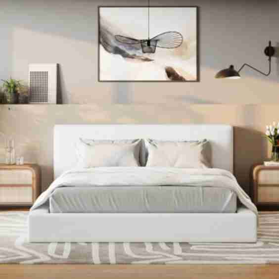 Ultra Bed Set: Bed Frame + Headboard 