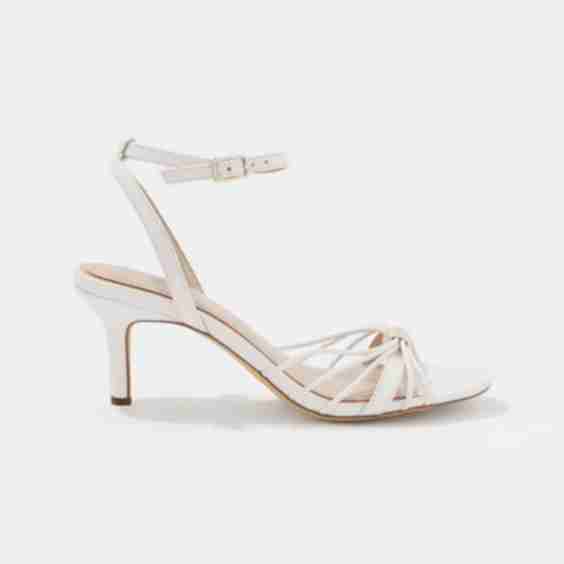 Gold Detail Strappy Leather Sandal