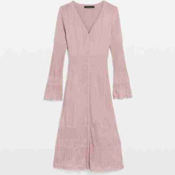 Button-Down Sweater Dress
